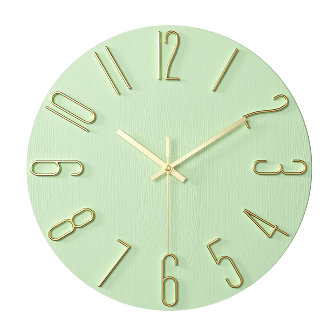 Moderne und geräuschlose Wanduhr für das Wohnzimmer – Elegante Uhr