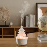 Christmas Aroma Diffuser – USB Humidifier with LED Lighting