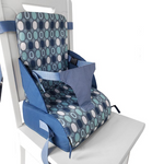 Tragbarer Hochstuhl für Babys – Reise-Sitzerhöher mit Gurt und Tasche