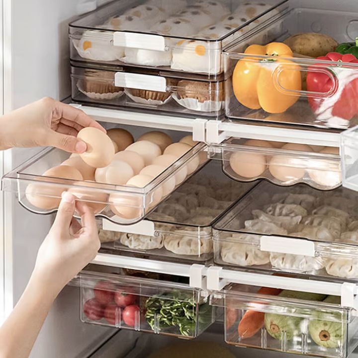 Practical Refrigerator Organizer for More Storage Space