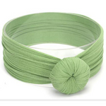 Knotenmuster Haarband für Mädchen – Weiches Baby Turban Stirnband