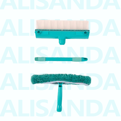 GlanzPro Window Cleaning Set | Sustainable Silicone Squeegee for Perfect Visibility