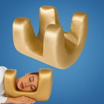 Nachttraum | Anti-Falten-Kissen – Innovativer Memory-Schaum – Ergonomisches Design – Hautpflegefördernd – Ideal für Seiten- und Rückenschläfer