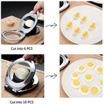Eieraufschneider von ChefMaster – 3-in-1 für müheloses Schneiden!