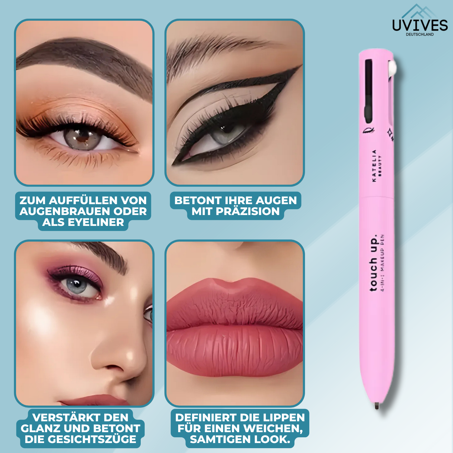 BeautyBuddy – The versatile 4-in-1 makeup pen for on the go