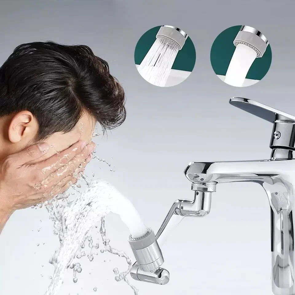 Flexibler Wasserhahn-Aufsatz mit 1080° Drehfunktion
