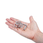 Set aus Metall-Puzzle-Ringen