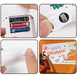 Projektorlicht für Weihnachtsatmosphäre