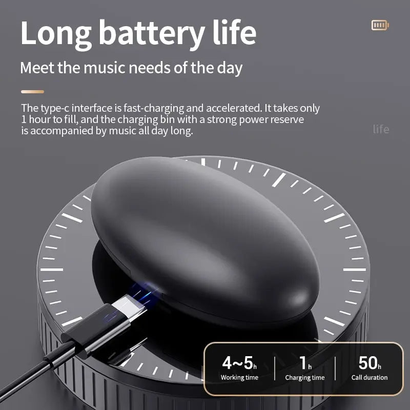 Ergonomic in-ear headphones with touch control