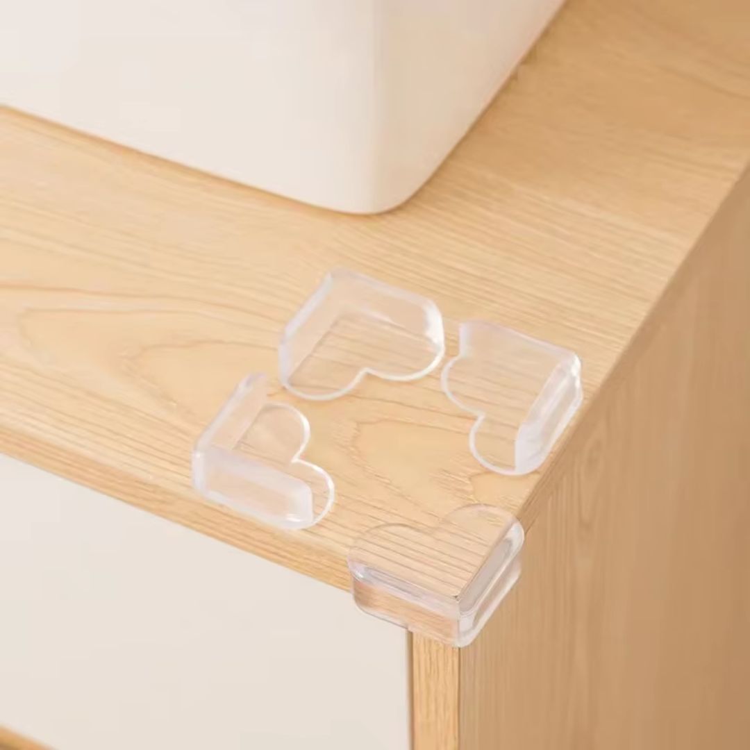 Transparente Eckenschützer für Möbel – Baby Sicherheits Herzform