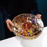 Transparente Aufbewahrungsbox für Trockenfrüchte mit Deckel