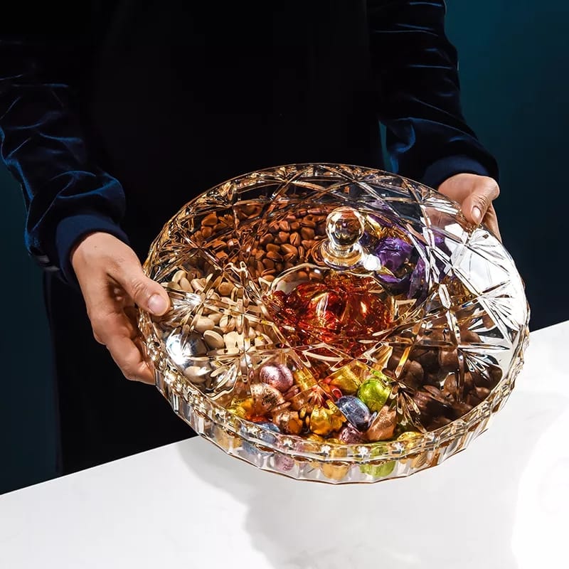 Transparente Aufbewahrungsbox für Trockenfrüchte mit Deckel