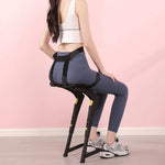 Tragbarer Faltstuhl mit tragbarem Exoskelett für Sportaktivitäten