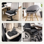 Ergonomisches Sitzkissen aus Memory-Schaum mit rutschfester Unterseite