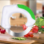 Küchenmesser mit Rollen