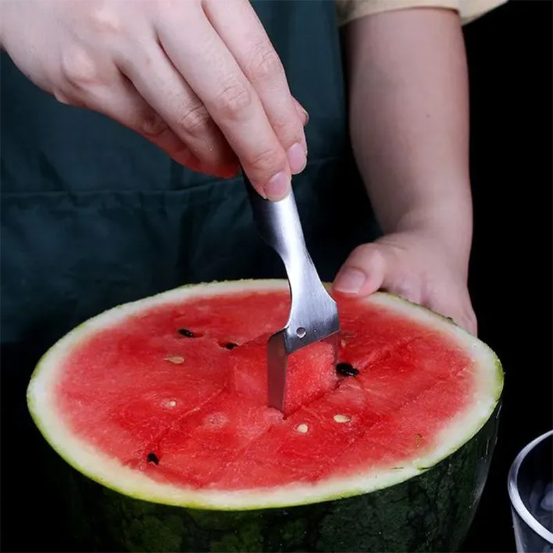 2-in-1 Wassermelonen Gabel und Schneider