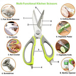 Multifunktionale Küchenscheren 8-in-1