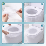 Einweg-Toilettensitzabdeckungen – Hygieneschutz für unterwegs – 50er Pack