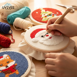 Well-being embroidery kit for festive memories