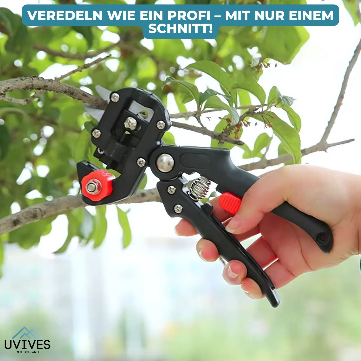 GardenMaster - 2-in-1 Grafting and Pruning Shears for Plants