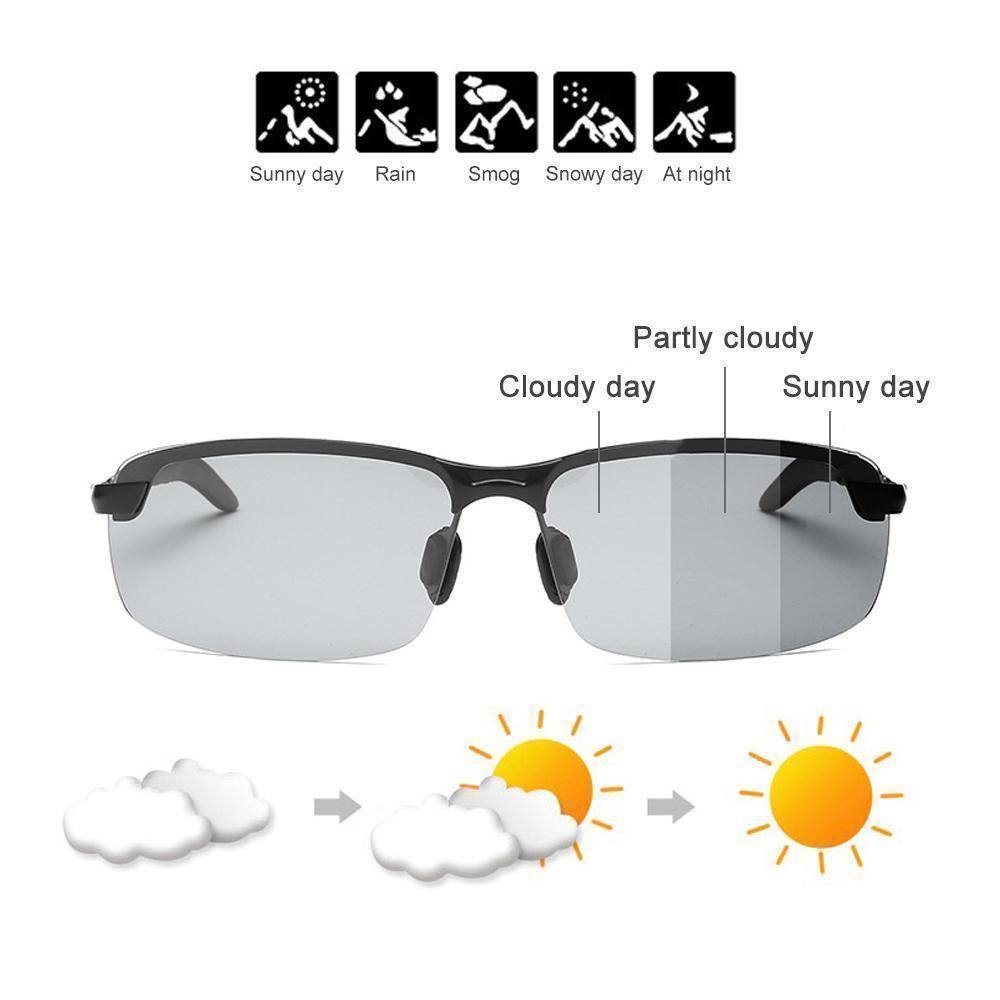 Lichtwechselnde und Polarisierte Sonnenbrille für Alltag und Freizeit
