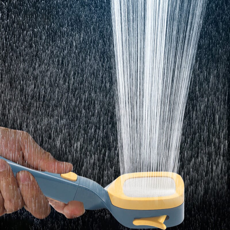 Vielseitiger Handheld Duschkopf mit 4 Funktionen und Stopp-Taste