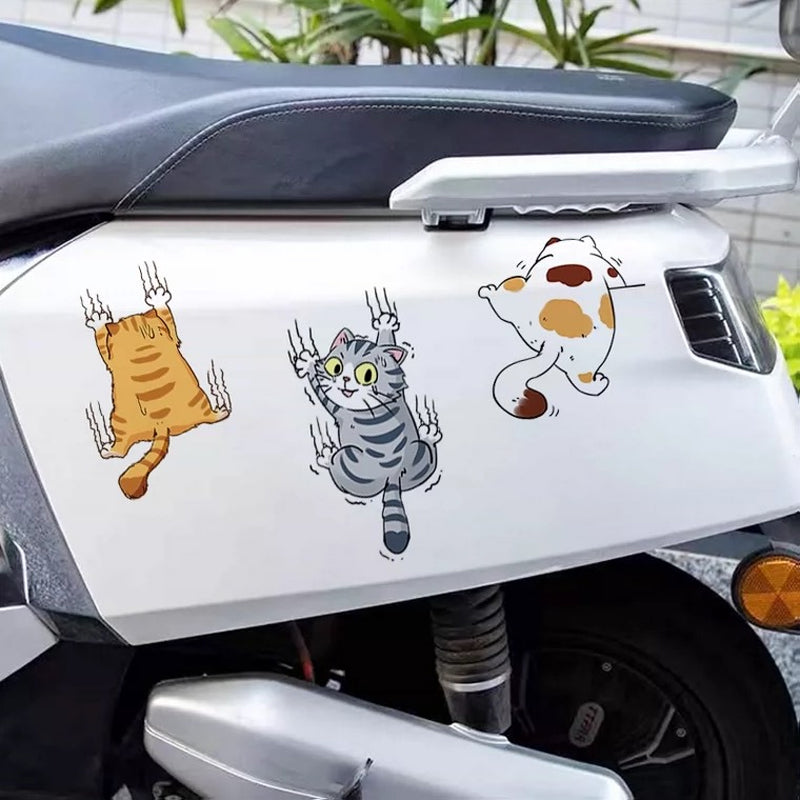Niedliche Katzen Comic Aufkleber für Autos