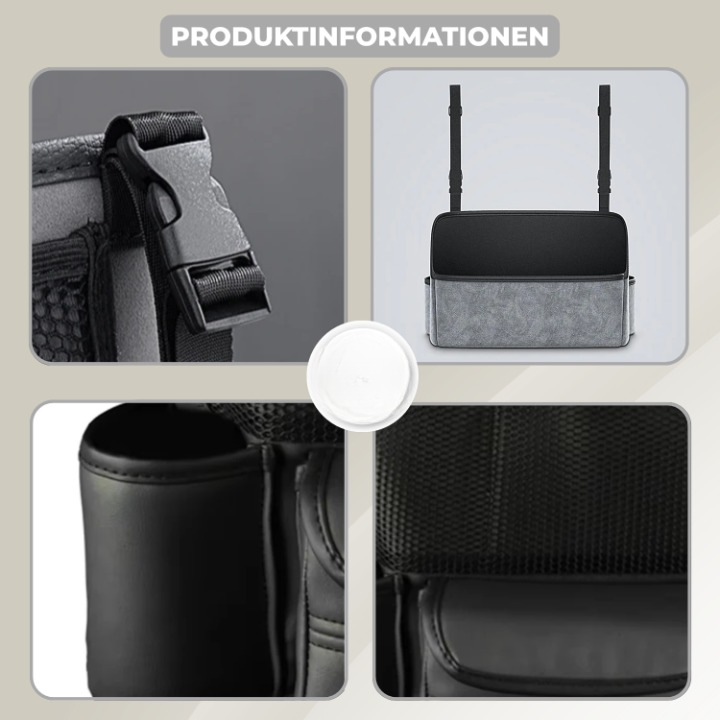 Praktischer Auto Organizer für Ordnung zwischen den Sitzen