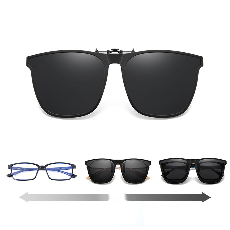 LuxeClip | Faltbare polarisierte Sonnenbrille mit Clip