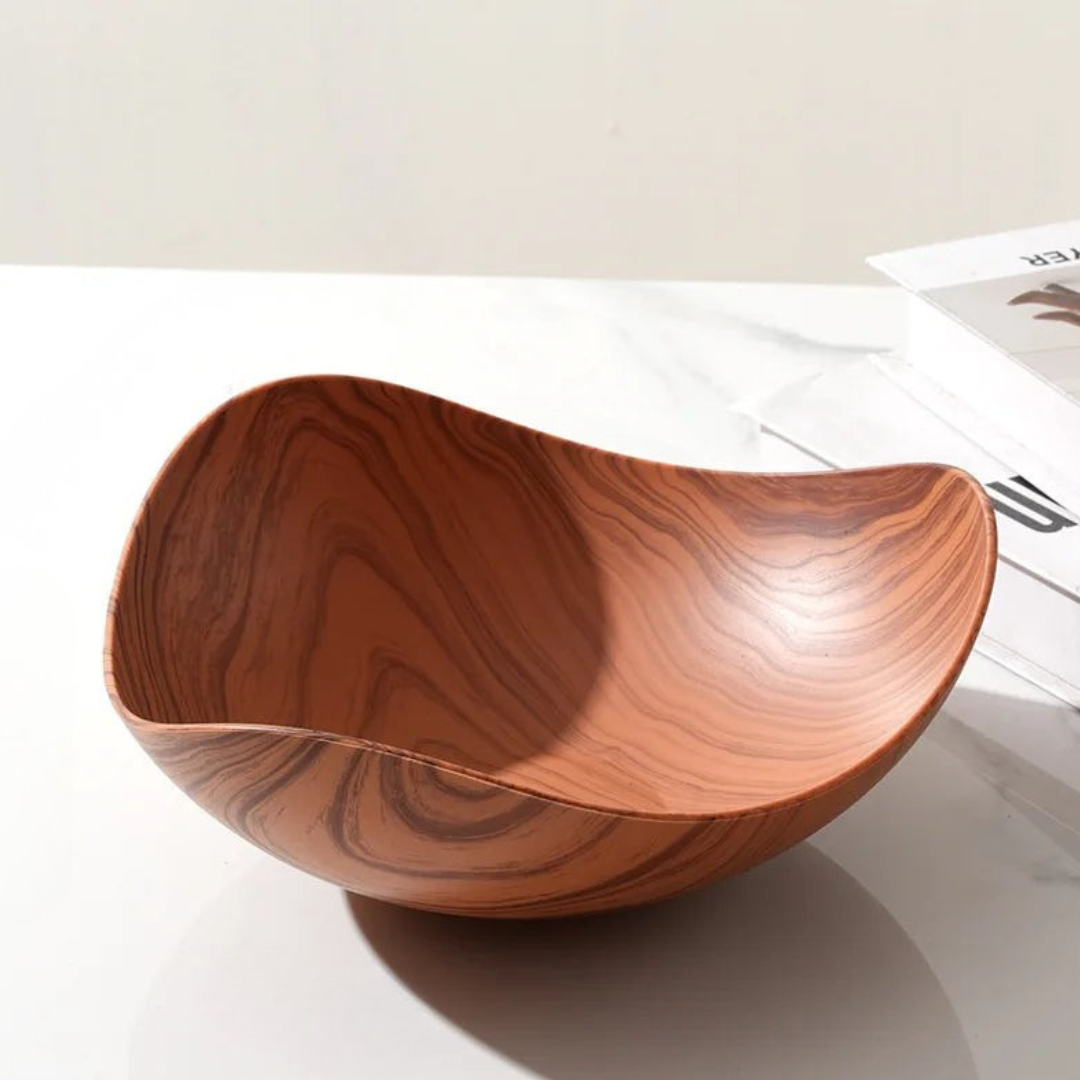 Stylish Coffee Tray with Wood Look - Robust Decorative Tray for Your Home