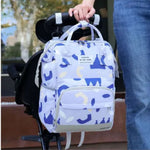 Großer Baby-Rucksack mit vielen Fächern – Wickelrucksack für Eltern