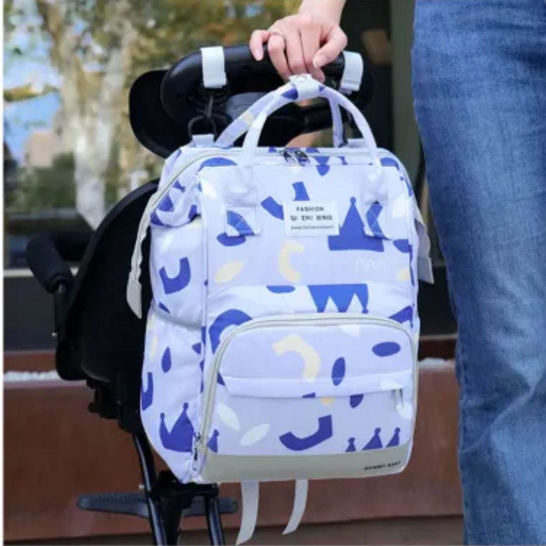 Großer Baby-Rucksack mit vielen Fächern – Wickelrucksack für Eltern