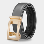 Stylish Men's Belt with Automatic Buckle | Elegance & Flexibility
