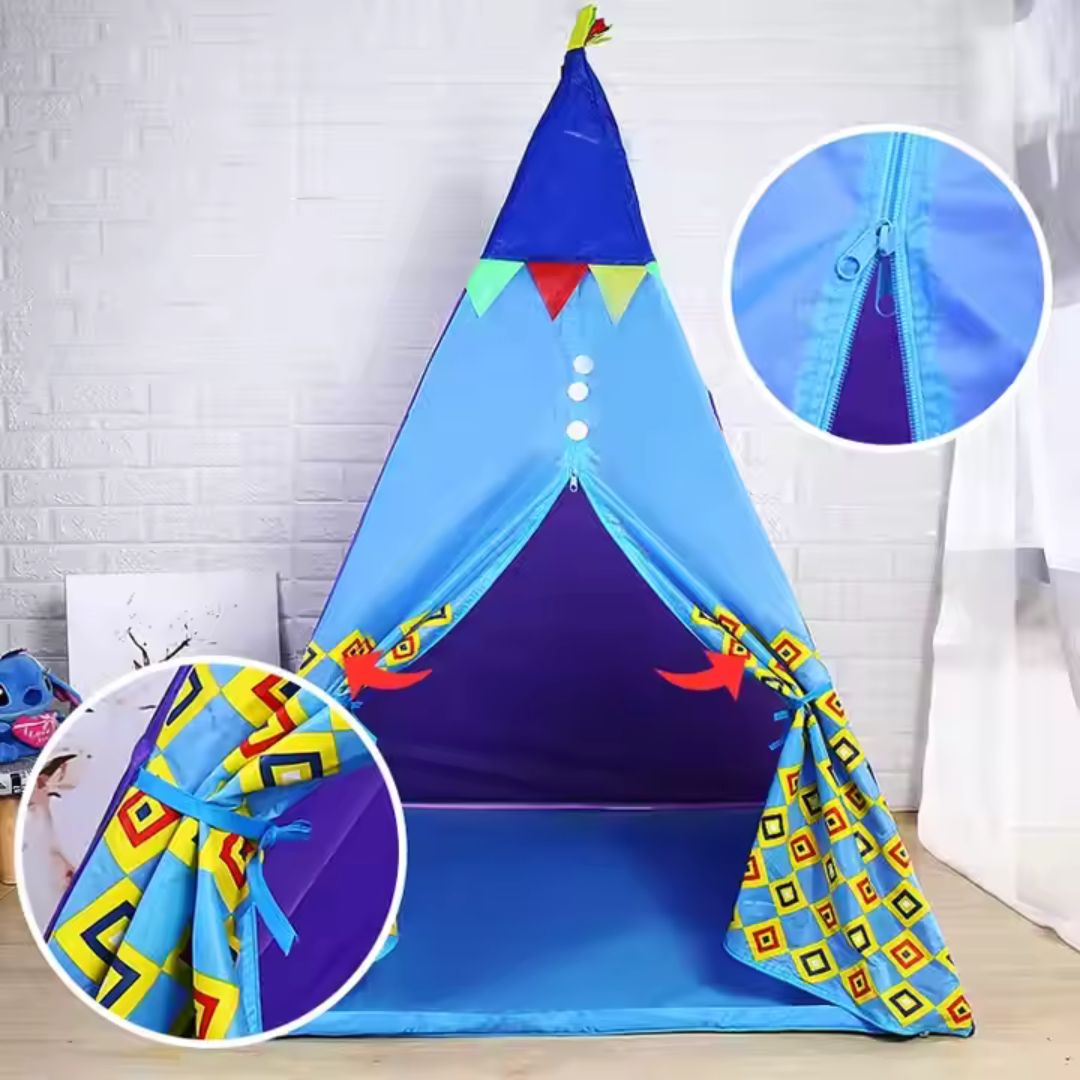 Kreatives Spielzelt für Kinder - Farbenfrohes Indoor-Zelt