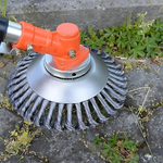 Turbo-Mähkopf für Gräser – Universelle 6-Klingen-Unkrautbürste für Trimmer