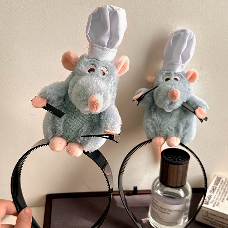 Plüsch-Haarband mit Chef Ratatouille Motiv