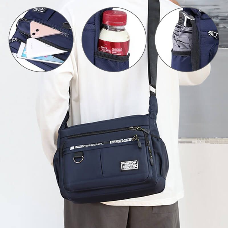 Aquaflex | Leichte, wasserfeste Schultertasche mit viel Stauraum