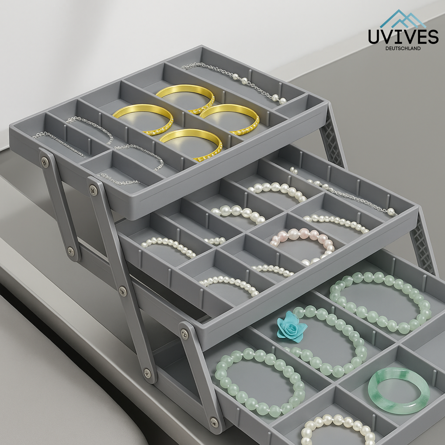 FlexiSort - Intelligent Drawer Organizer for Maximum Tidiness