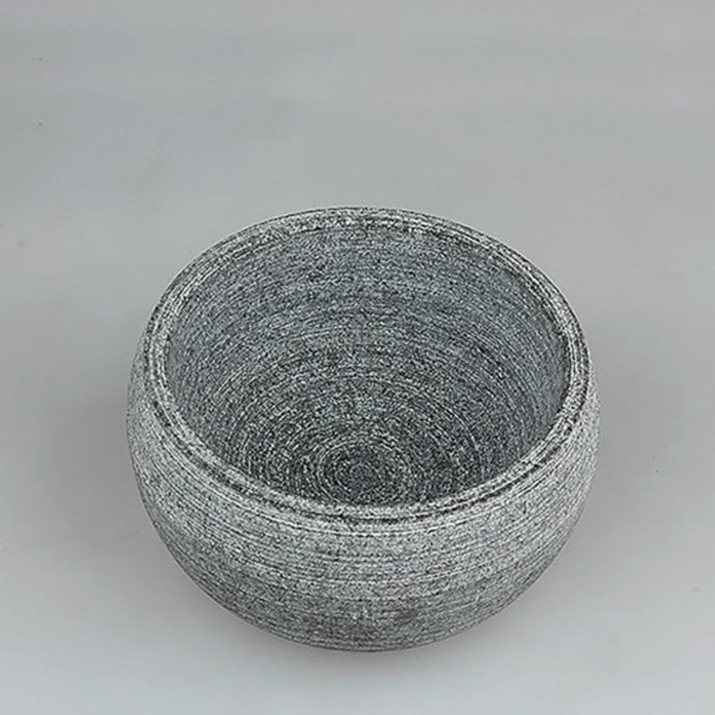Elegante Rasier-Schale aus Steinware für Seife und Creme