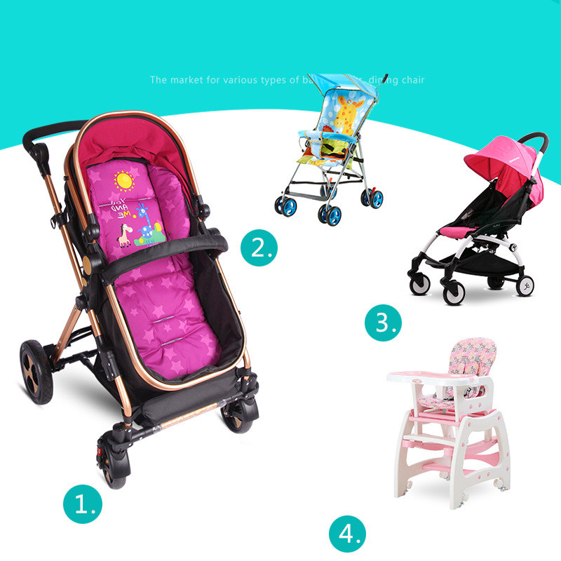 Weiche Sitzpolster für Kinderwagen – Einlage für Buggy, Hochstuhl & Autositz