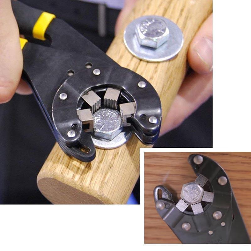 Vielseitiger 14-in-1 Verstellbarer Schraubenschlüssel mit Ergonomischem Griff