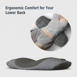Ergonomisches Rückenstützkissen mit Wärme- und Massagefunktion