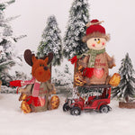 Weihnachtsgeschenkbeutel mit Reißverschlussdesign