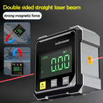 Präzisionswinkelmesser mit Laser und Magnetfuß