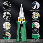 SmartTool | 8-in-1 Wire Stripping and Testing Pliers – versatile and ergonomic