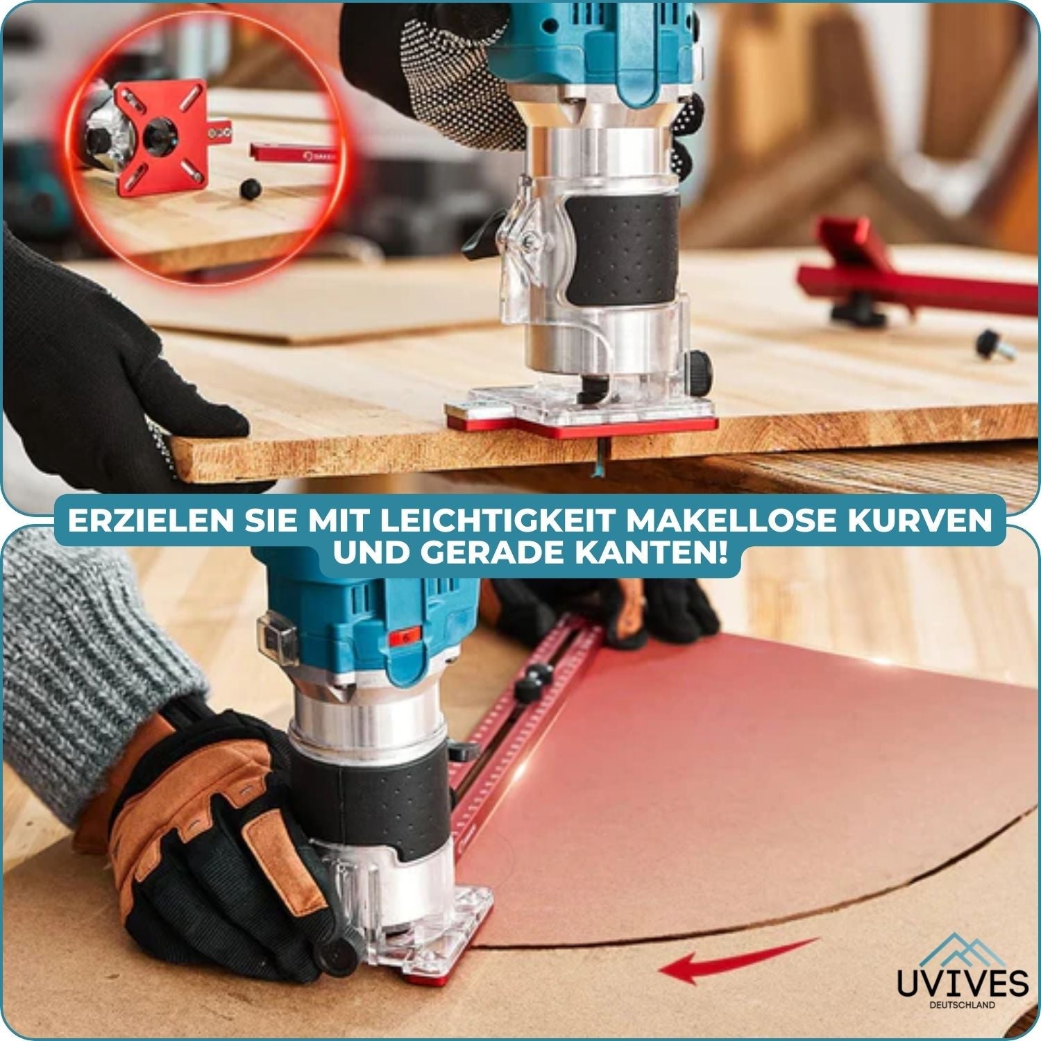 Precision Router Template made of Aluminum | For Professionals & DIY Enthusiasts