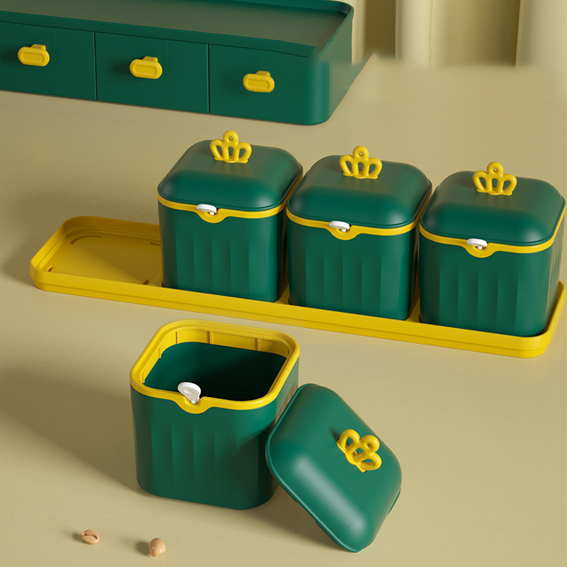 Doppeltes Gewürzbox-Set mit Schubladen