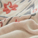 Reversible Blüten-Decke mit französischem Flair