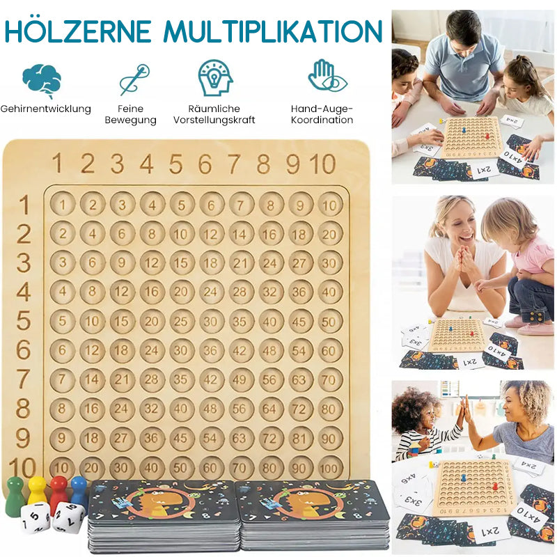 Kreatives Lernspiel zur Förderung der Multiplikation für Kinder
