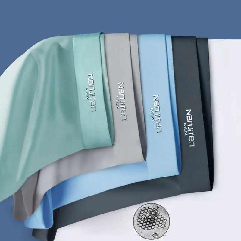 4-teiliges Set Boxershorts aus Eiskunstseide mit Graphen-Technologie